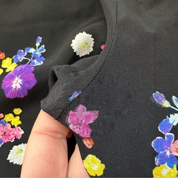 Juicy Couture 100% Silk Floral Joggers Sz Small - Picture 15 of 15